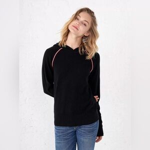La Ligne Hoodie Wool‎ Cashmere Striped Sweater Hoodie